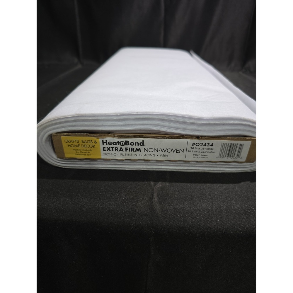HeatnBond Extra Firm Fusible Interfacing Non-Woven 20in White Q2434